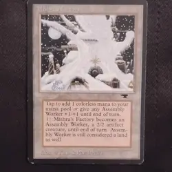 Magic: The Gathering Mishra's Factory Land Winter Edition - Image 1