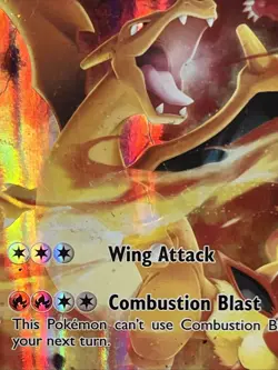 DMG - Charizard EX - Full Art Promo XY121 Pokemon Card 2016 - Damaged HP - Image 2