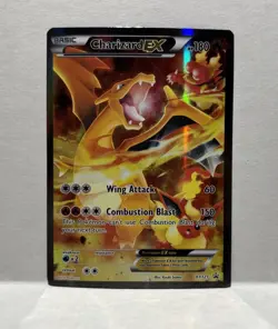 Charizard EX XY121 Black Star Promo Full Art Holo Pokemon Card NM 2016 - Image 1