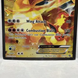 Charizard EX XY121 Black Star Promo Full Art Holo Pokemon Card NM 2016 - Image 4