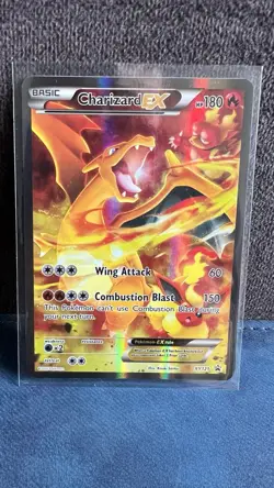 Charizard EX XY121 Black Star Promo Full Art Holo Pokemon Card - Image 2