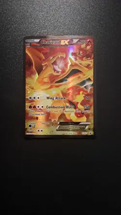 Pokemon TCG Charizard EX XY121 Black Star Promo Full Art Holo Card 2016 - Image 1