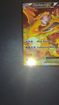 Pokemon TCG Charizard EX XY121 Black Star Promo Full Art Holo Card 2016 - Image 2