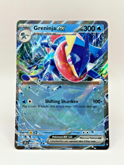 Greninja ex 041/142 Stellar Crown Holo Double Rare Pokemon TCG - Image 1