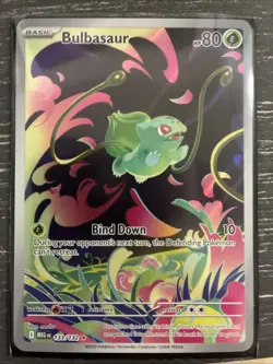 Pokemon TCG Bulbasaur 133/132 Full Art Rare - Pack Fresh NM Clean - Image 1