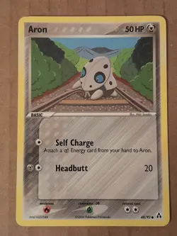 Pokemon Aron 48/92 Ex Legend Maker NM-Mt See Pictures - Image 1