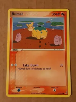 Pokemon Numel 59/100 Crystal Guardians NM-Mint See Pictures - Image 1