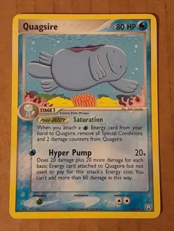 Pokemon Quagsire 26/109 Team Rocket Returns Rare NM See Pictures - Image 1