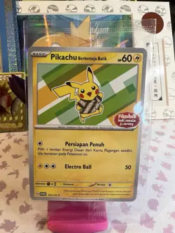NEW! - Pokemon Pikachu Berkemeja Batik 101/SV-P Indonesia Journey Sealed Promo - Image 1