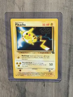 Pokemon TCG Pikachu Black Star Promo (1st Movie WB Stamp) 4/53 WOTC - Image 1