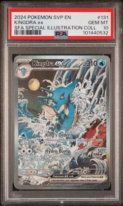 Pokemon Black Star Kingdra EX #131 and Greninja EX #132 PSA 10 Sequential 🔥 - Image 2