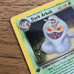 Dark Arbok Pokemon 02/82 1st Edition Holo Team Rocket LP+ NM- WOTC - Image 2