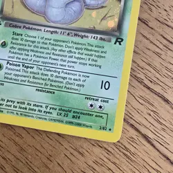 Dark Arbok Pokemon 02/82 1st Edition Holo Team Rocket LP+ NM- WOTC - Image 5