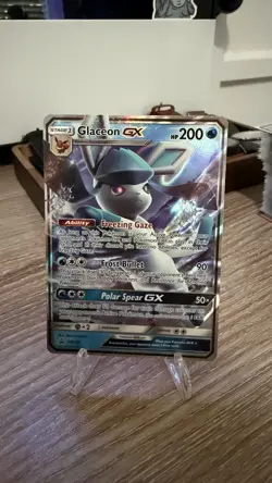 Glaceon GX SM147 Sm Holo Sun & Moon Black Star Promo Pokemon LP - Image 1