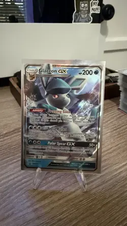 Glaceon GX SM147 Sm Holo Sun & Moon Black Star Promo Pokemon LP - Image 2