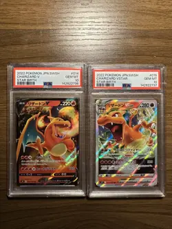PSA 10 Charizard V / Vstar 014 015 Pokemon Star Birth Japanese Sequential - Image 1