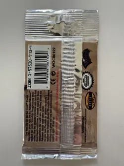 1999 Pokemon Fossil Booster Pack SEALED Zapdos Art RARE Long Crimp NM!! - Image 2