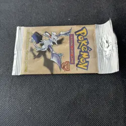 Pokemon Fossil Booster Pack Long Crimp FACTORY SEALED Vintage English Pokemon - Image 3