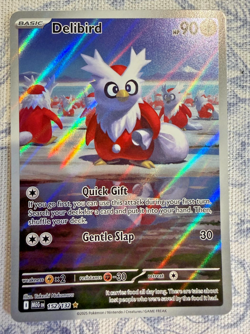 Pokemon TCG Delibird 152/132 Me01: Mega Evolution Holo - Image 1