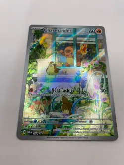 Pokemon TCG: Charmander SVP 044 Obsidian Flame Black Star Full Art - Image 1