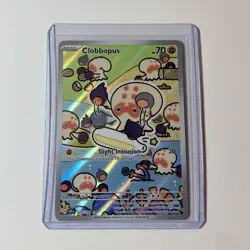 Clobbopus 207/191 IR Surging Sparks Sv08 ILLUSTRATION RARE HOLO Pokemon English - Image 1