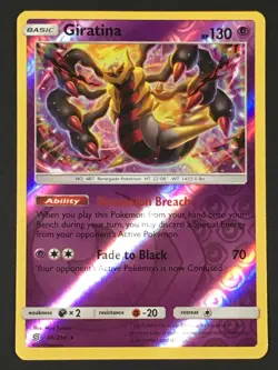 Pokemon TCG Giratina 86/236 SM Unified Minds Reverse Holo Rare NM - Image 1
