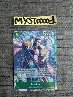 Carte One Piece Smoker OP10-030 SR Alternate Art Foil Francais Exc - Image 1