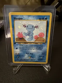 2001 Pokemon 1st Edition Neo Discovery Wooper | Pack Fresh - Image 1