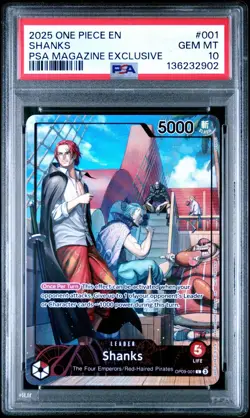 SEQUENTIAL PSA 10s One Piece Boa Hancock and Shanks PSA Magazine Promo 2025 - Image 3