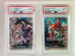 One Piece Boa Hancock and Shanks PSA Magazine Promo 2025 SEQUENTIAL PSA 10s - Image 1