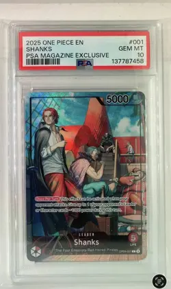 One Piece Boa Hancock and Shanks PSA Magazine Promo 2025 SEQUENTIAL PSA 10s - Image 2