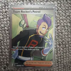 Pokemon Team Rocket's Petrel TCG Card 226/182 Destined Rivals NM+/M - Image 1