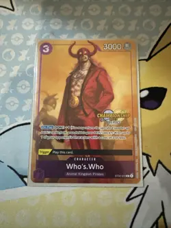 Who's.Who ST04-010 CS 2023 Celebration Championship Promo One Piece Card US - Image 1