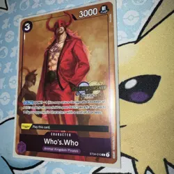 Who's.Who ST04-010 CS 2023 Celebration Championship Promo One Piece Card US - Image 3