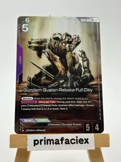 Gundam Card - Gundam Gusion Rebake Full City - GD03-053 R+ - Image 1