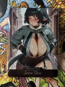 Jane Doe Zenless Zone Zero ACG Goddess Story Waifu Anime Custom Card - Image 1