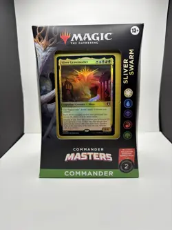 Factory Sealed MTG Commander Masters SLIVER SWARM Deck Magic the Gathering - Image 1