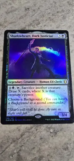 Shadowheart, Dark Justiciar Commander Legends: Battle for Baldur's Gate Foil MTG - Image 1
