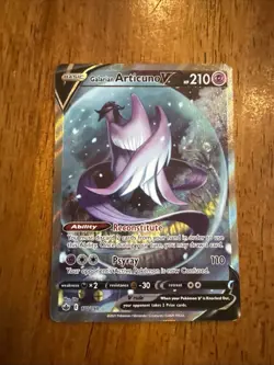 Pokemon Galarian Articuno V Holo Alternative Full Art Ultra Rare 170/198 Card - Image 1