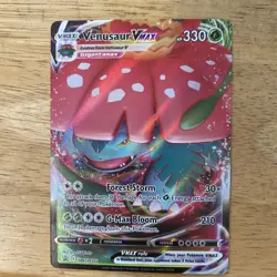 Pokemon Venusaur VMAX SWSH102 Promo Full Art Holo 330 HP English TCG Card - Image 1