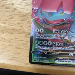 Pokemon Venusaur VMAX SWSH102 Promo Full Art Holo 330 HP English TCG Card - Image 4