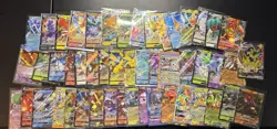 Lot Of 50 Pokemon TCG All Holo EX V Max GX Near Mint - Image 1
