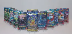 10 Pokemon TCG Scarlet & Violet Booster Packs & 1 Free Super Electric Breaker Pk - Image 1