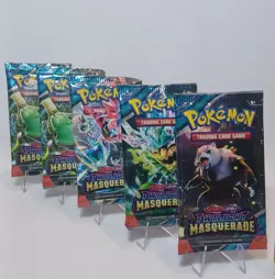 10 Pokemon TCG Scarlet & Violet Booster Packs & 1 Free Super Electric Breaker Pk - Image 3