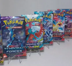 10 Pokemon TCG Scarlet & Violet Booster Packs & 1 Free Super Electric Breaker Pk - Image 4