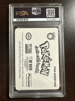 The Final Badge 2000 Pokemon Pioneer Lenticular PSA 9 - Image 2