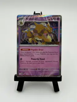 Alakazam Pokemon TCG Mega Evolution Pre Release Stamped Promo Sealed #003 - Image 1