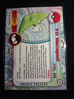 Topps 2000 Chrome Pokemon T.V. Spectra #11 Metapod NM/M - Image 2