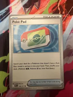 Poke Pad 198/217 Ascended Heroes (IN HAND Ready to Ship) Pokemon Trainer Mint/NM - Image 1