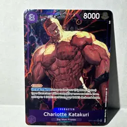 One Piece TCG English OP11-067 Charlotte Katakuri Alt Art Parallel SR English NM - Image 2